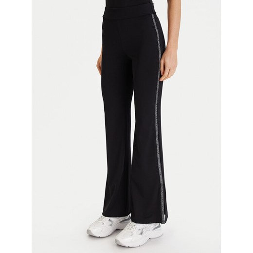 MICHAEL Michael Kors Legginsy MF530W51RE Czarny Flare Fit ze sklepu MODIVO w kategorii Spodnie damskie - zdjęcie 186741038