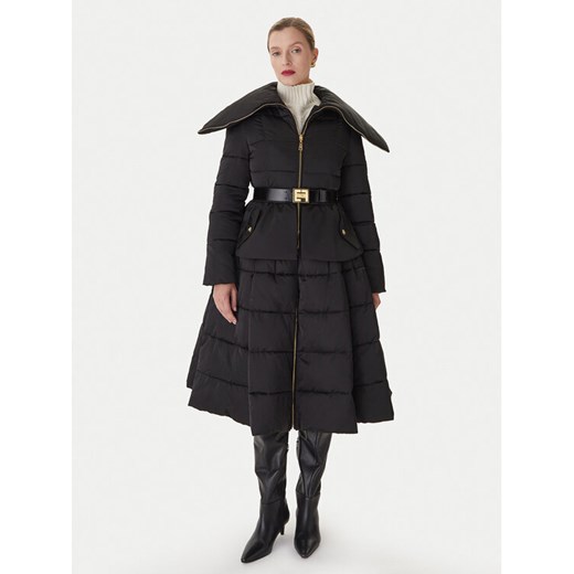 Elisabetta Franchi Kurtka zimowa PI-86Z-56E2-V790 Czarny Regular Fit ze sklepu MODIVO w kategorii Kurtki damskie - zdjęcie 186741049