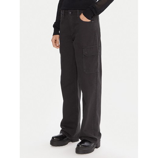G-Star Raw Spodnie materiałowe Judee D24673-E078 Czarny Relaxed Fit ze sklepu MODIVO w kategorii Spodnie damskie - zdjęcie 186741055