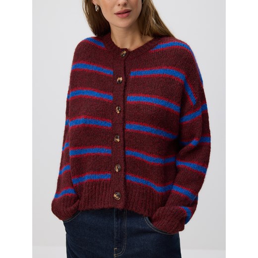 Reserved - Wzorzysty kardigan - wielobarwny ze sklepu Reserved w kategorii Swetry damskie - zdjęcie 186742225