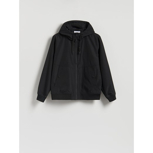 Reserved - Kurtka wiatrówka z podszewką - czarny ze sklepu Reserved w kategorii Kurtki męskie - zdjęcie 186742348