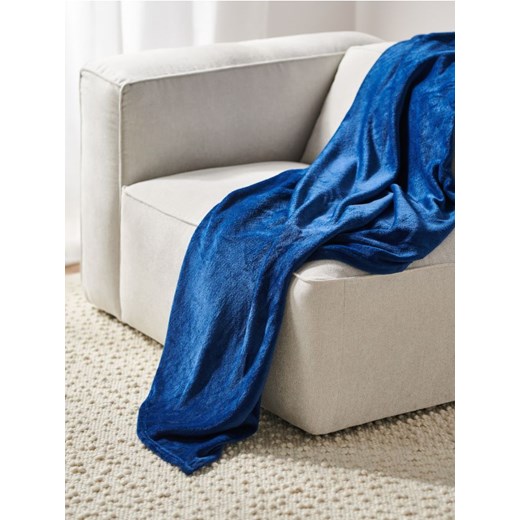 Sinsay - Koc - granatowy ze sklepu Sinsay w kategorii Koce i pledy - zdjęcie 186744019