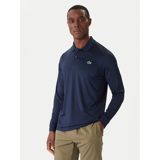 Lacoste Polo DH2615 Granatowy Regular Fit ze sklepu MODIVO w kategorii T-shirty męskie - zdjęcie 186746428