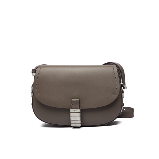 PINKO Torebka Saddle Mini PE PLTT 103831 A1ZX Szary ze sklepu MODIVO w kategorii Listonoszki - zdjęcie 186746449