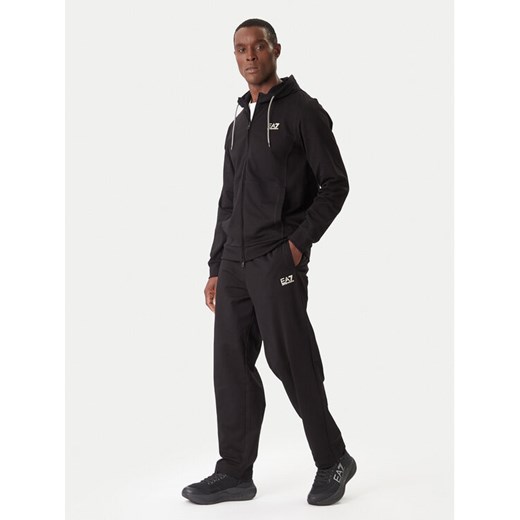 EA7 Emporio Armani Dres 7M000236 AF13512 MC156 Czarny Regular Fit ze sklepu MODIVO w kategorii Dresy męskie - zdjęcie 186746487