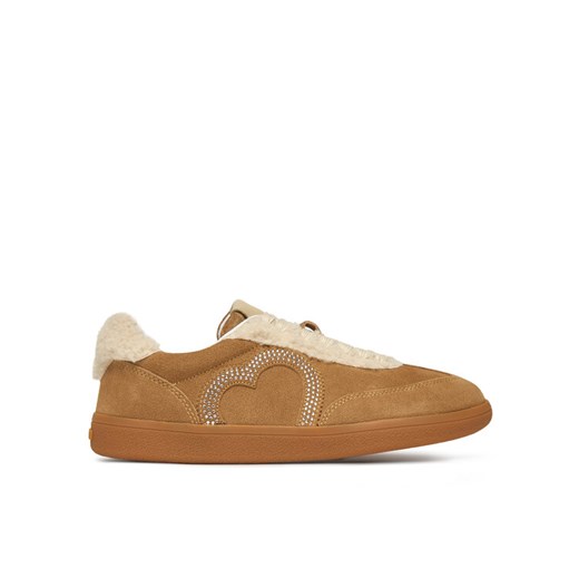 LOVE MOSCHINO Sneakersy JA15402G0NIGY104 Beżowy ze sklepu MODIVO w kategorii Buty sportowe damskie - zdjęcie 186746526