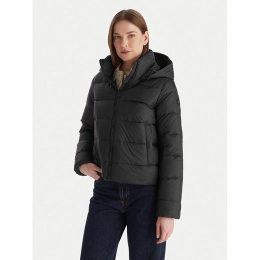 Tommy Hilfiger Kurtka puchowa WW0WW43581 Czarny Regular Fit ze sklepu MODIVO w kategorii Kurtki damskie - zdjęcie 186746546