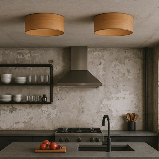 Skandynawska lampa sufitowa do kuchni DUBAJ ECO fi - 50 cm - id: 6252 - marki Ciekot Partners Sp. Z O. O. - 186748559 Skandynawska lampa sufitowa do kuchni DUBAJ ECO fi - 50 cm ze sklepu Lysne w kategorii Lampy sufitowe - zdjęcie 186748559