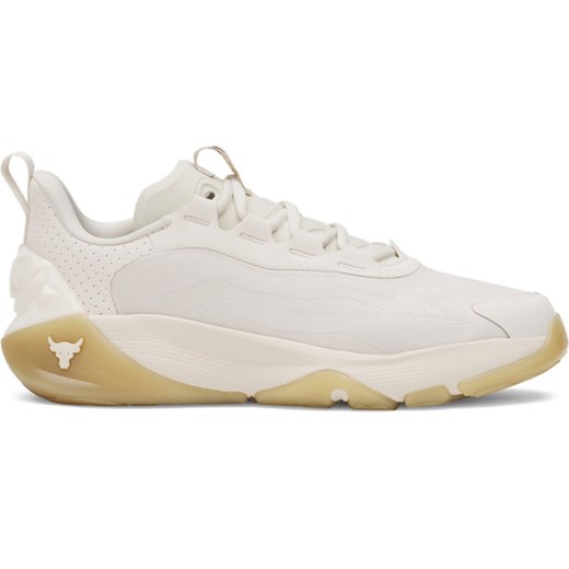 Damskie sneakersy treningowe Under Armour UA W Project Rock 8 - beżowe ze sklepu Sportstylestory.com w kategorii Buty sportowe damskie - zdjęcie 186749167