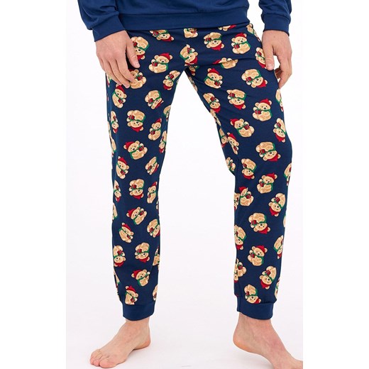 Świąteczna piżama męska bawełniana Teddy 2 115/290, Kolor granatowy-wzór, Rozmiar 2XL, Cornette ze sklepu Primodo w kategorii Piżamy męskie - zdjęcie 186749306