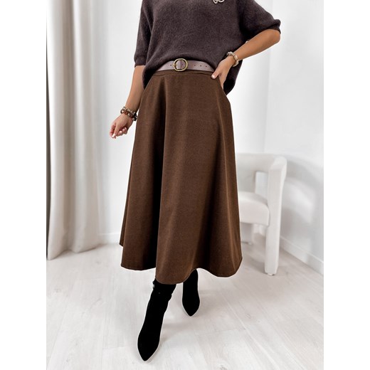 spódnica tove brązowa one size ze sklepu UBRA w kategorii Spódnice - zdjęcie 186749737