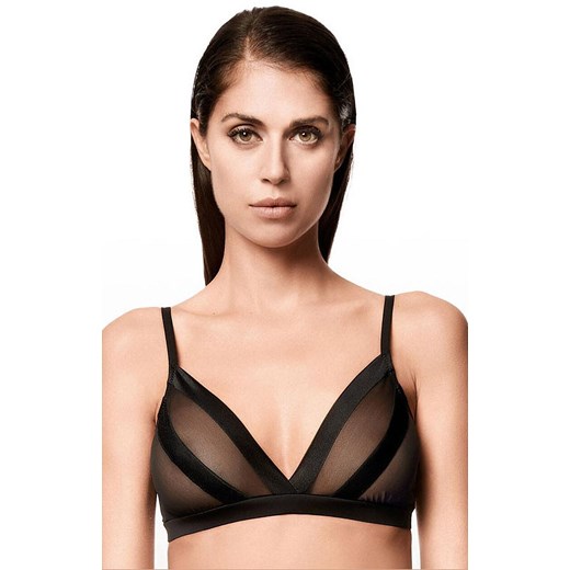 Biustonosz ultralekki miękki bez fiszbin czarny Invisibile Extra, Kolor czarny, Rozmiar 70B, Lormar ze sklepu Intymna w kategorii Biustonosze - zdjęcie 186749996