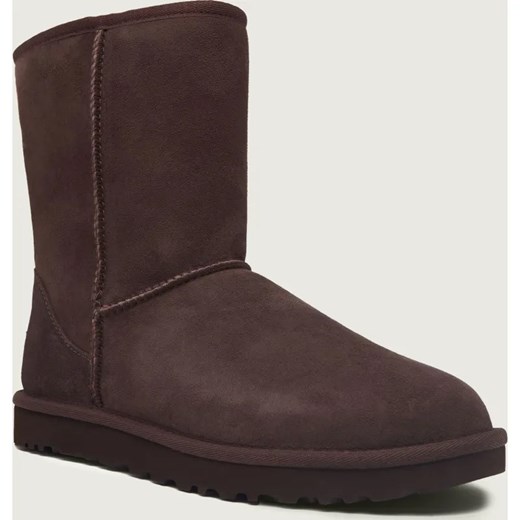 UGG Śniegowce W Classic Short II | wełna | zamsz ze sklepu Gomez Fashion Store w kategorii Śniegowce damskie - zdjęcie 186750496