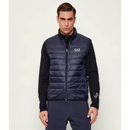 EA7 Puchowy bezrękawnik | Regular Fit ze sklepu Gomez Fashion Store w kategorii Kamizelki męskie - zdjęcie 186750505