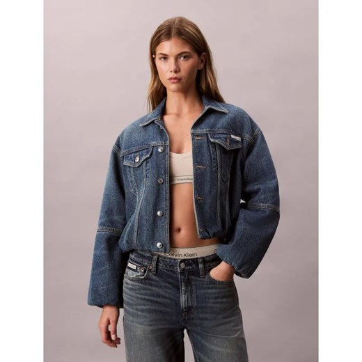 Calvin Klein Jeans Kurtka jeansowa | Cropped Fit ze sklepu Gomez Fashion Store w kategorii Kurtki damskie - zdjęcie 186750916