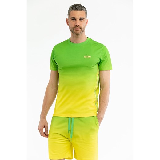 Moschino Koszulka w kolorze zielono-żółtym Moschino XXL Limango Polska wyprzedaż