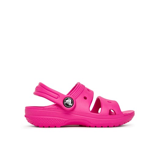 Sandały Crocs Toddler Classic Crocs Sandal 207537 Różowy ze sklepu eobuwie.pl w kategorii Sandały dziecięce - zdjęcie 186751115