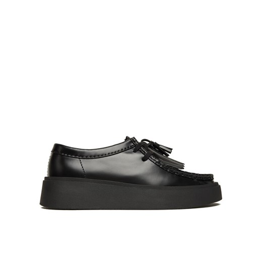 Półbuty Clarks Torview W 26184943 Czarny ze sklepu eobuwie.pl w kategorii Buty sportowe damskie - zdjęcie 186751136