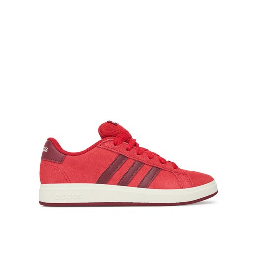 Sneakersy adidas Grand Court 00S K JQ5654 Czerwony ze sklepu eobuwie.pl w kategorii Buty sportowe dziecięce - zdjęcie 186751176