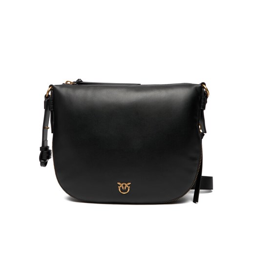 Torebka PINKO Hobo Zip Around Classic AI 25-26 PLTT 105113 A0QO Czarny - id: 8053177306699 - marki Pinko - 186751179 Torebka PINKO Hobo Zip Around Classic AI 25-26 PLTT 105113 A0QO Czarny ze sklepu eobuwie.pl w kategorii Torebki damskie - zdjęcie 186751179