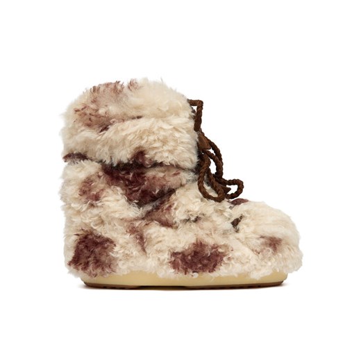 Śniegowce Moon Boot 80D1409690 Écru ze sklepu eobuwie.pl w kategorii Śniegowce damskie - zdjęcie 186751285