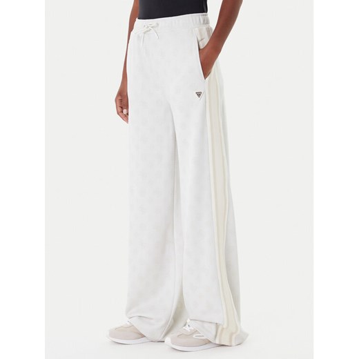 Guess Spodnie dresowe V5YB10 K0282 Écru Relaxed Fit Guess XXS MODIVO