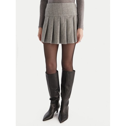 MAX&Co. Spódnica mini Canto 2526106064200 Szary Regular Fit ze sklepu MODIVO w kategorii Spódnice - zdjęcie 186752595