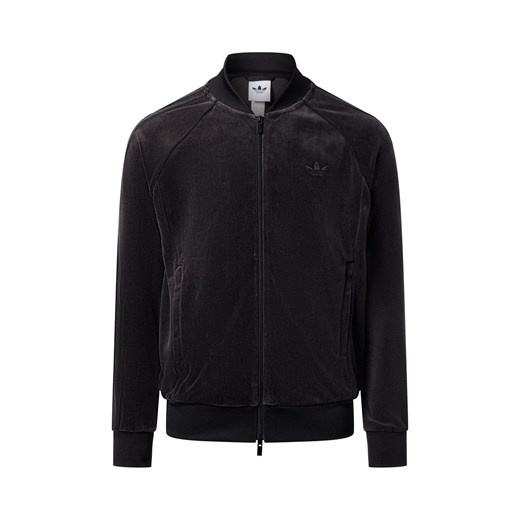 adidas Originals Bluza męska Mężczyźni Aksamit antracytowy jednolity ze sklepu vangraaf w kategorii Bluzy męskie - zdjęcie 186753375