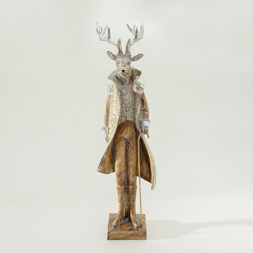 Figurka dekoracyjna Gentleman Deer 30x9x69 cm - id: 816-055 - marki Dekoria - 186753709 Figurka dekoracyjna Gentleman Deer 30x9x69 cm ze sklepu dekoria.pl w kategorii Dekoracje - zdjęcie 186753709
