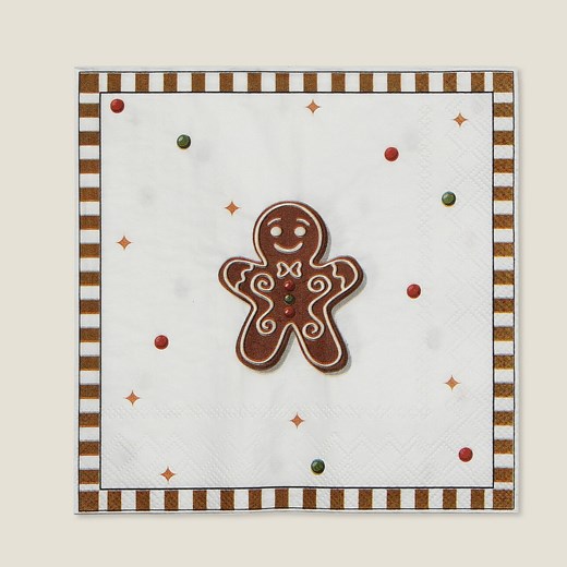 Serwetki świąteczne Cookie I 20 szt. - id: 815-988 - marki Dekoria - 186753769 Serwetki świąteczne Cookie I 20 szt. ze sklepu dekoria.pl w kategorii Dekoracje bożonarodzeniowe - zdjęcie 186753769