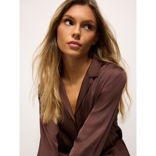 Mohito - Czekoladowa góra od piżamy - ciemnobrązowy Mohito XS Mohito