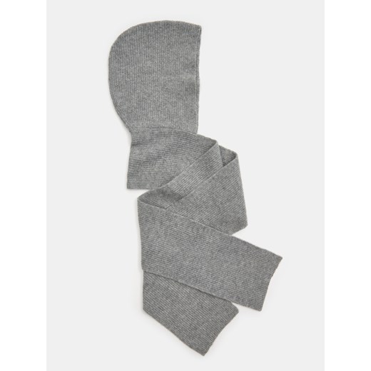 Sinsay - Prążkowana balaclava - szary Sinsay One Size Sinsay