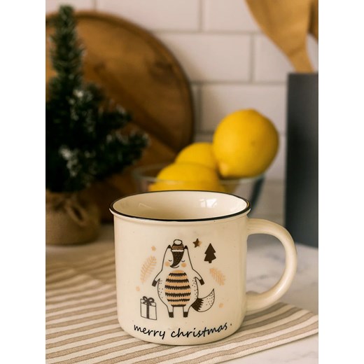 Sinsay - Kubek z motywem zimowym - biały Sinsay One Size Sinsay