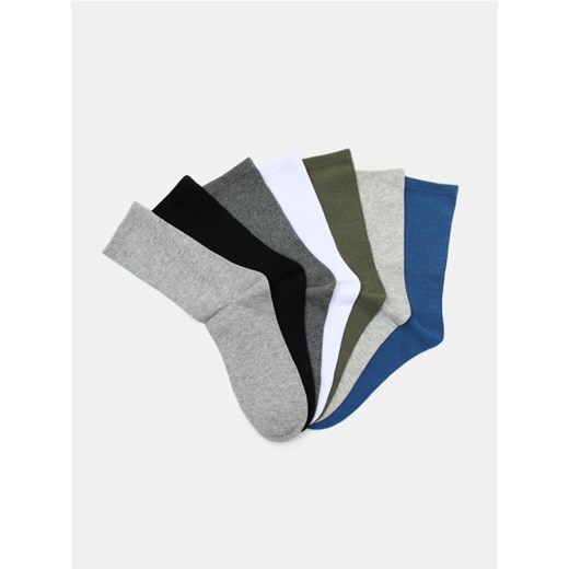 Sinsay - Skarpetki 7 pack - wielobarwny - id: 828EL-MLC - marki Sinsay - 186755436 Sinsay - Skarpetki 7 pack - wielobarwny ze sklepu Sinsay w kategorii Skarpetki męskie - zdjęcie 186755436