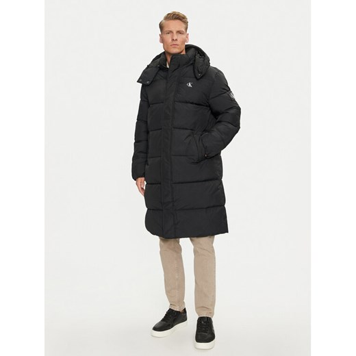 Calvin Klein Jeans Płaszcz zimowy Essentials J30J326109 Czarny Regular Fit L MODIVO