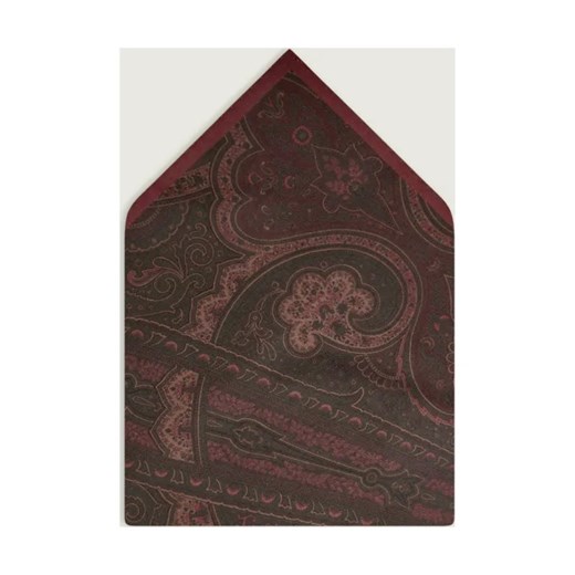 Oscar Jacobson Wełniana poszetka Paisley ze sklepu Gomez Fashion Store w kategorii Poszetki i butonierki - zdjęcie 186756399