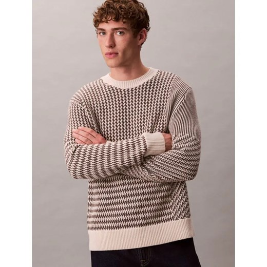 Calvin Klein Wełniany sweter | Regular Fit ze sklepu Gomez Fashion Store w kategorii Swetry męskie - zdjęcie 186756417