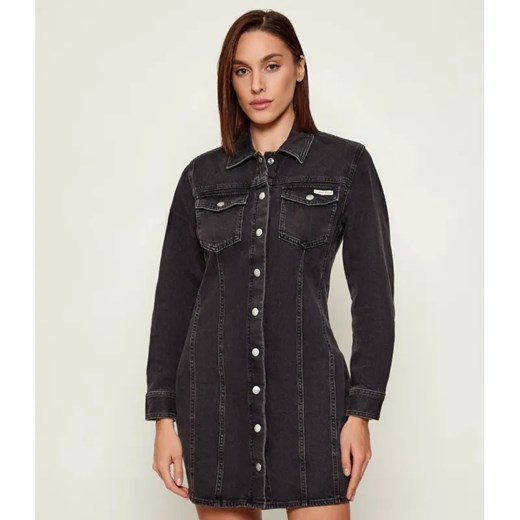 Calvin Klein Jeans Jeansowa sukienka ze sklepu Gomez Fashion Store w kategorii Sukienki - zdjęcie 186756465