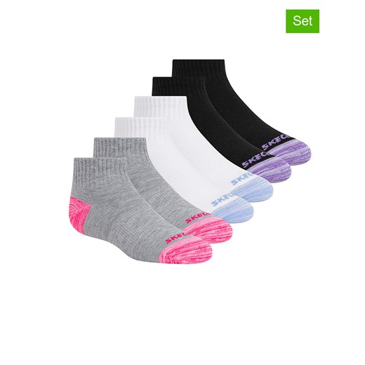Skechers Skarpety (10 par) w kolorze czarnym, białym i szarym Skechers 27.5-35.5 wyprzedaż Limango Polska