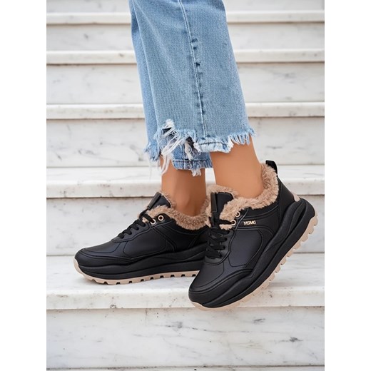 Royalfashion Sneakersy damskie z ociepleniem Zoru ze sklepu royalfashion.pl w kategorii Buty sportowe damskie - zdjęcie 186757435