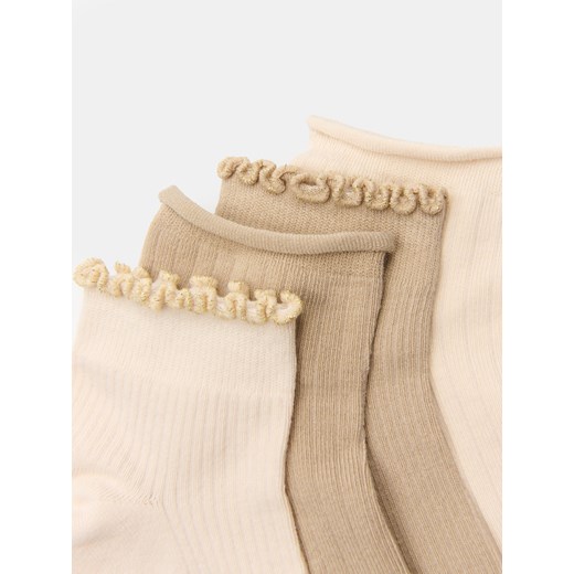 Sinsay - Prążkowane skarpetki 4 pack - wielobarwny Sinsay 39/41 Sinsay