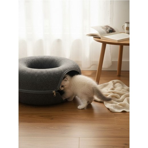 Sinsay - Tunel i legowisko dla kota - szary ze sklepu Sinsay w kategorii Dla zwierząt - zdjęcie 186761966