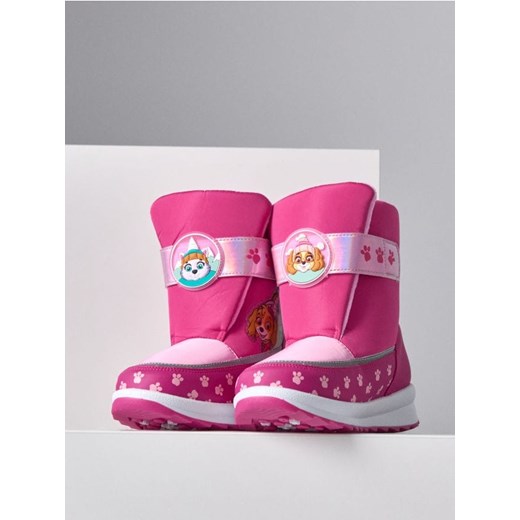 Sinsay - Ocieplane śniegowce zapinane na rzep z wełnianą wyściółką PAW Patrol - różowy - id: 219FA-43X - marki Sinsay - 186762058 Sinsay - Ocieplane śniegowce zapinane na rzep z wełnianą wyściółką PAW Patrol - różowy ze sklepu Sinsay w kategorii Buty zimowe dziecięce - zdjęcie 186762058