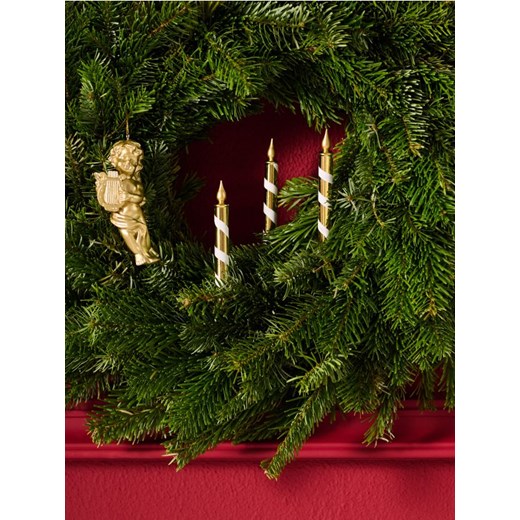 Sinsay - Świąteczne świeczki w złotych uchwytach 4 pack - złoty ze sklepu Sinsay w kategorii Dekoracje bożonarodzeniowe - zdjęcie 186762278