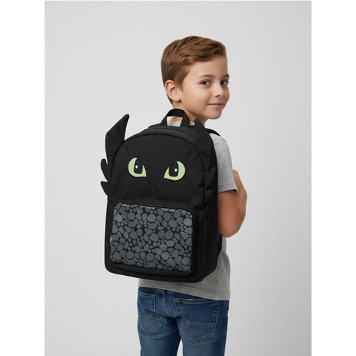 Sinsay - Plecak z elementami 3D How to train Your Dragon - czarny ze sklepu Sinsay w kategorii Plecaki dla dzieci - zdjęcie 186762398