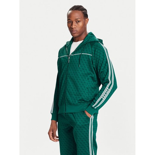 Guess Bluza Z5BQ13 K2042 Zielony Relaxed Fit ze sklepu MODIVO w kategorii Bluzy męskie - zdjęcie 186762749
