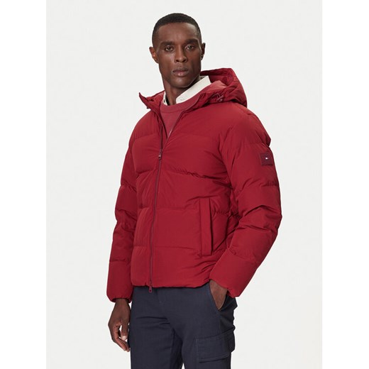 Tommy Hilfiger Kurtka puchowa MW0MW40616 Czerwony Regular Fit ze sklepu MODIVO w kategorii Kurtki męskie - zdjęcie 186762756