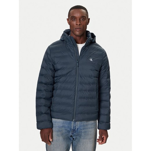 Calvin Klein Jeans Kurtka zimowa LV04RC511G Niebieski Regular Fit ze sklepu MODIVO w kategorii Kurtki męskie - zdjęcie 186762759