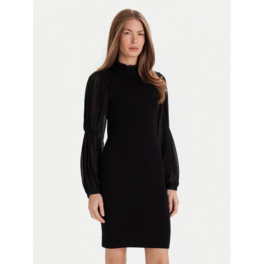 French Connection Sukienka dzianinowa 71ZBU Czarny Slim Fit ze sklepu MODIVO w kategorii Sukienki - zdjęcie 186762799