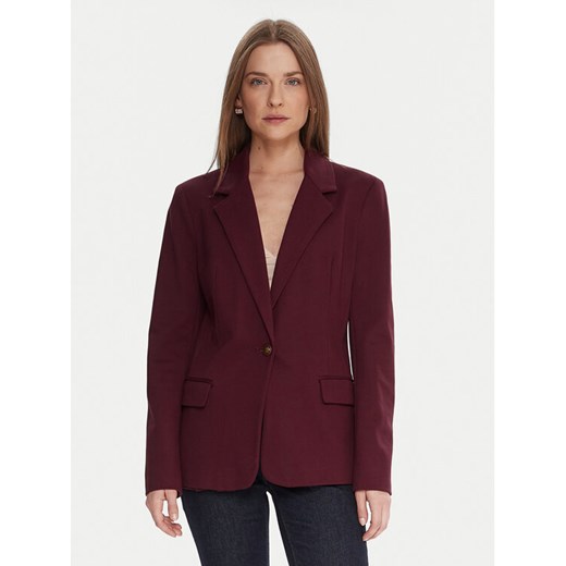 Guess Marynarka W5BN66 KCMU2 Bordowy Regular Fit ze sklepu MODIVO w kategorii Marynarki damskie - zdjęcie 186762816